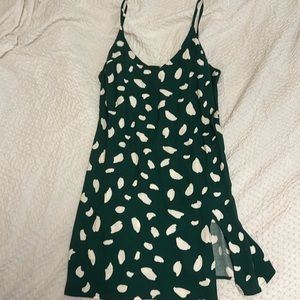 Reformation Marlowe green dress